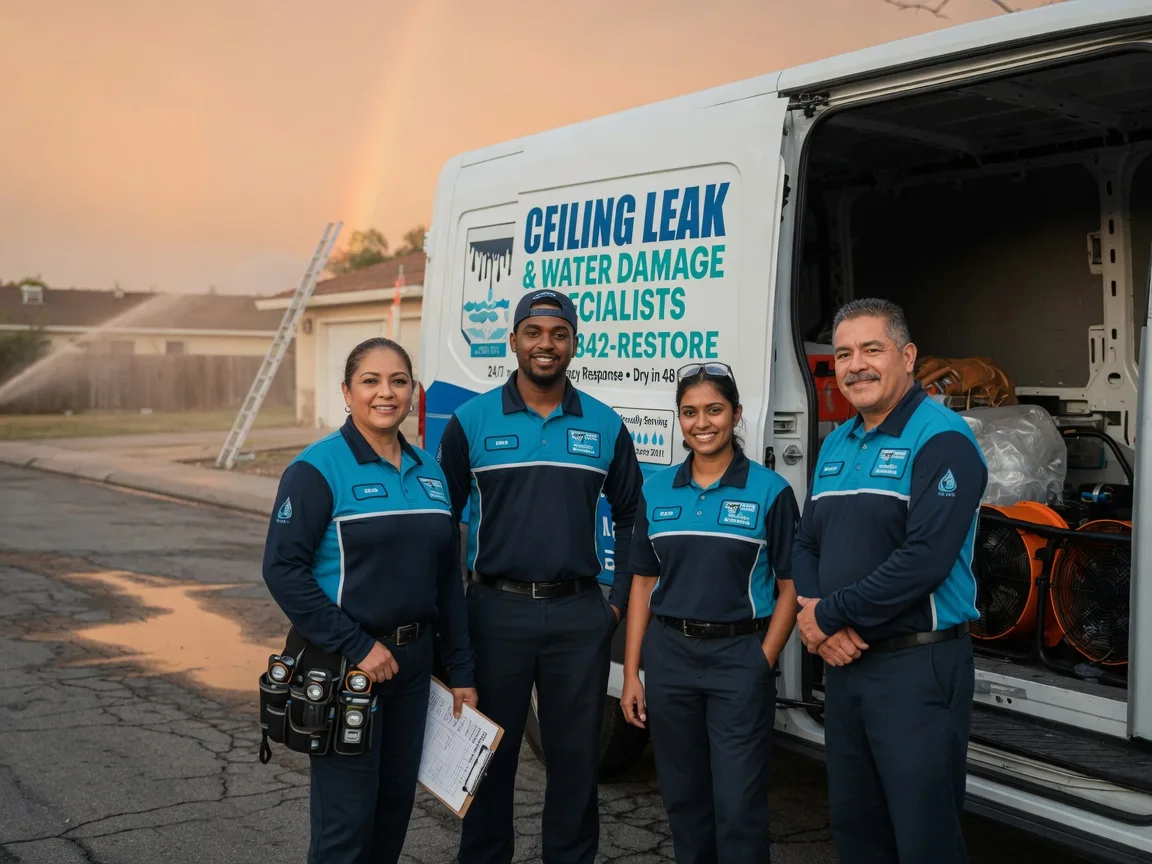 Ceiling Leak Cleanup company in Minier, IL